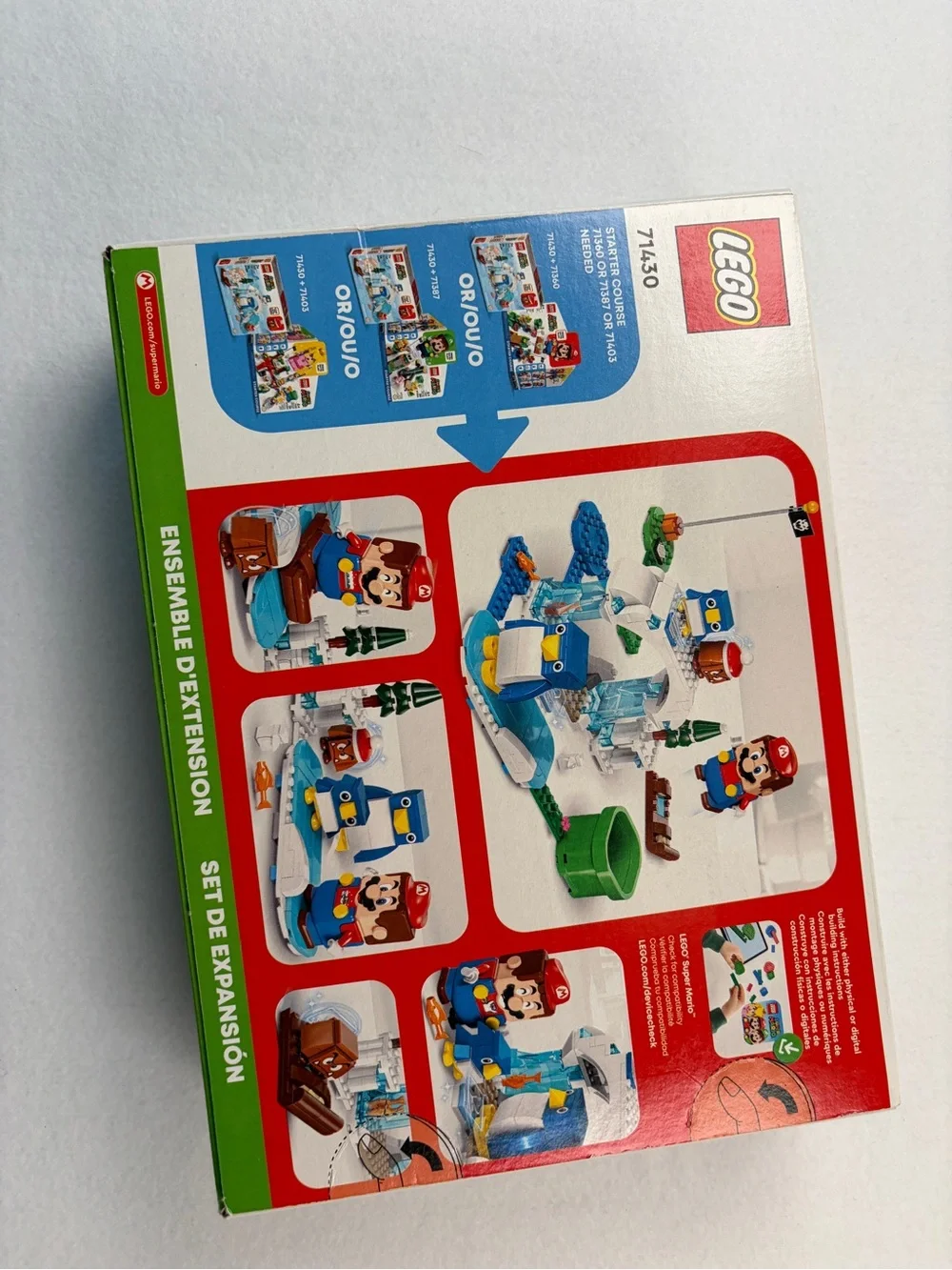NWT Lego Nintendo Super Mario 71430 Penguin Family Snow Adventure Expansion Set
